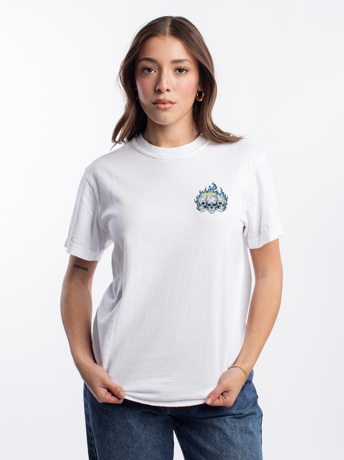 ARGENTINA SOCCER - “3 SKULL” PREMIUM T-SHIRT – T-Shirt – Dead Threads Apparel