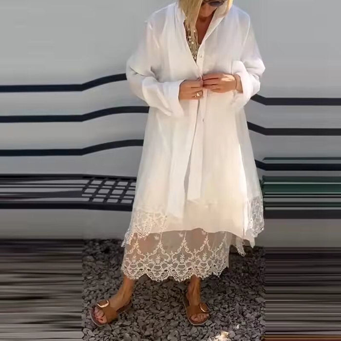 Astraea | Two-Piece Maxi Dress & Cardigan Set