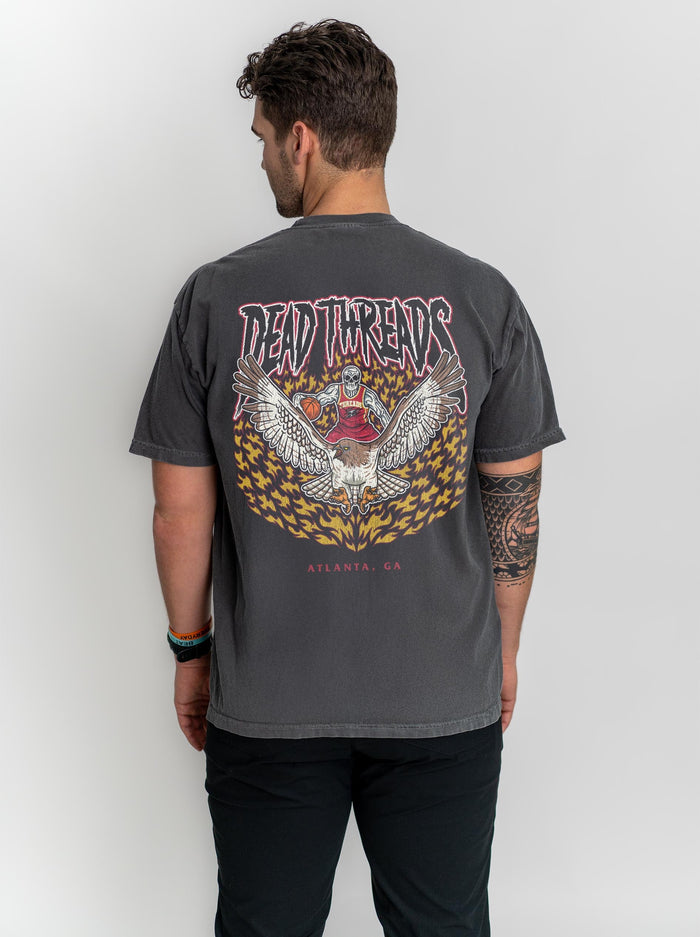 ATLANTA BASKETBALL - “3 SKULL” PREMIUM T - SHIRT – T-Shirt – Dead Threads Apparel
