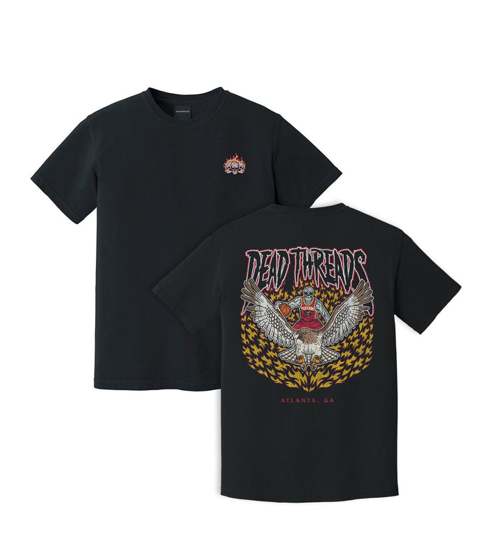 ATLANTA BASKETBALL - “3 SKULL” PREMIUM T - SHIRT – T-Shirt – Dead Threads Apparel