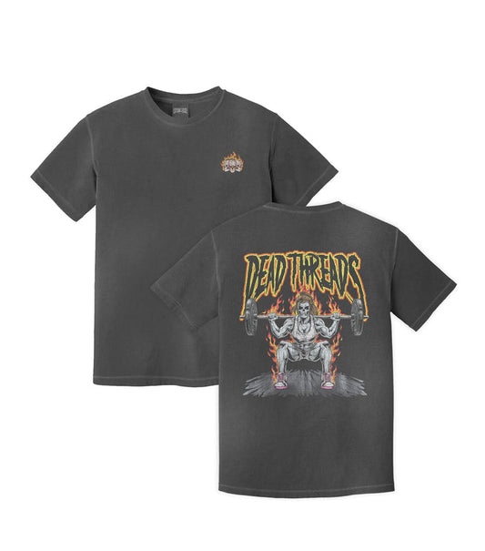 "BACK BREAKER, XX" - “3 SKULL” PREMIUM T - SHIRT – T-Shirt – Dead Threads Apparel