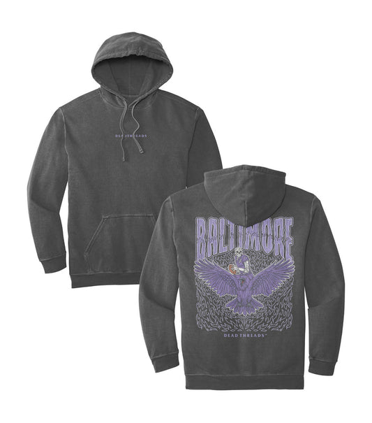 BALTIMORE FOOTBALL v1 - “DT ESSENTIAL" HOODIE – Hoodie – Dead Threads Apparel