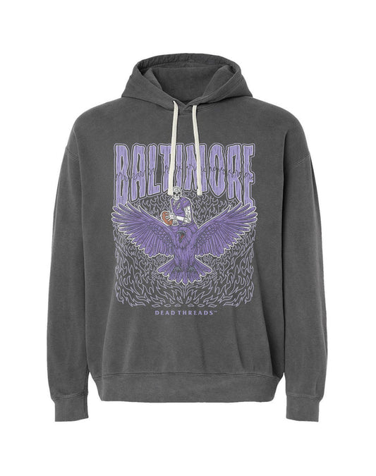 BALTIMORE FOOTBALL v1 - LIGHTWEIGHT HOODIE – Lightweight – Dead Threads Apparel