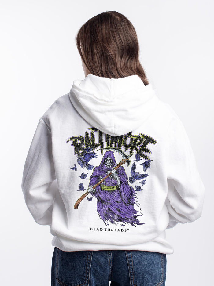 BALTIMORE FOOTBALL v2 - “DT ESSENTIAL" HOODIE – Hoodie – Dead Threads Apparel