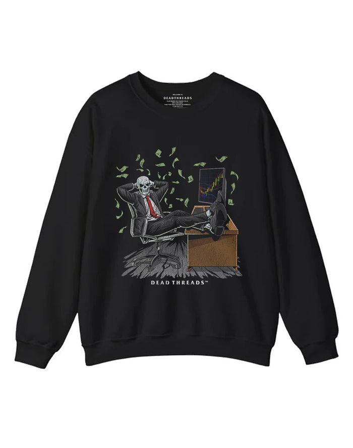 BEARS, BULLS, AND BONES CREWNECK SWEATSHIRT – Sweatshirt – Dead Threads Apparel