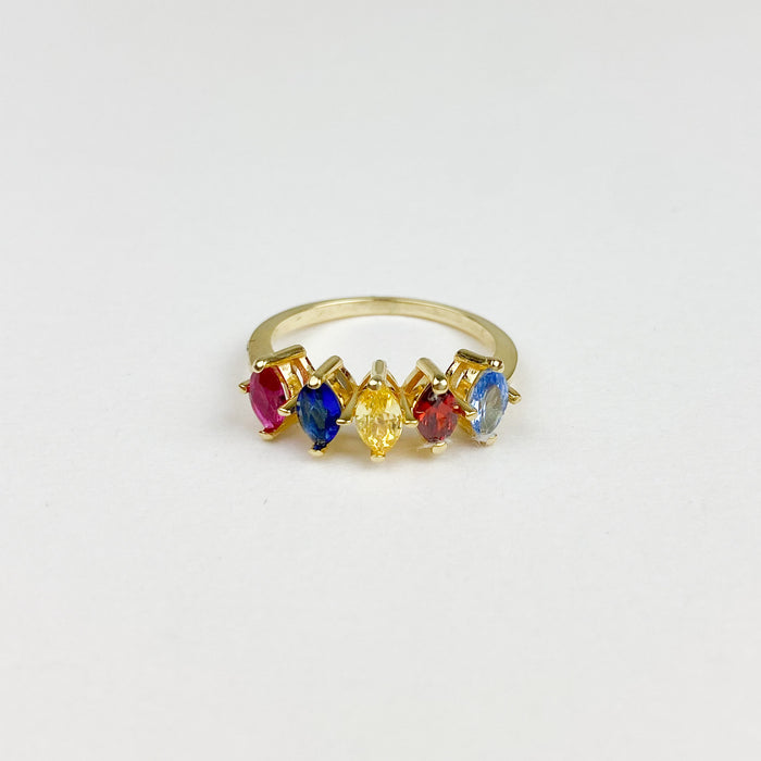 Birthstone Diamond Ring