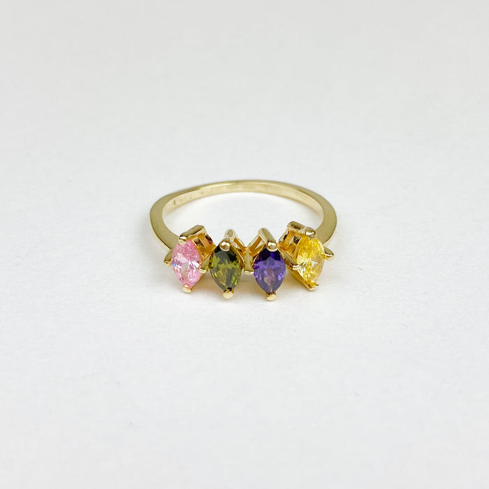 Birthstone Diamond Ring