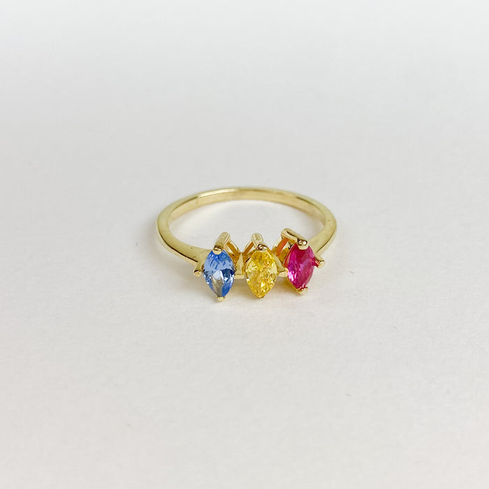 Birthstone Diamond Ring