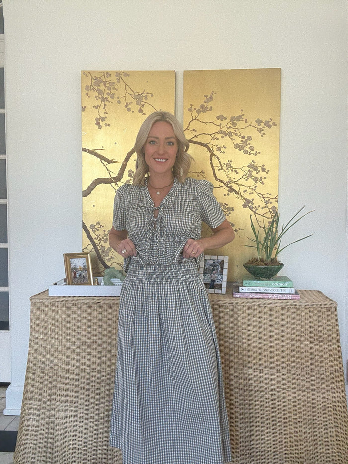 Bliss Smocked Midi Skirt