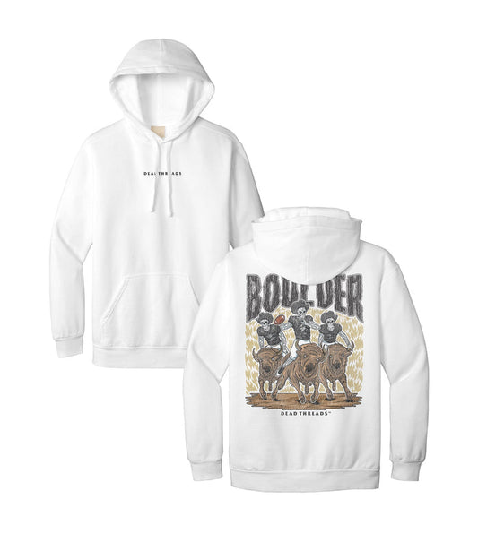 BOULDER FOOTBALL - “DT ESSENTIAL" HOODIE – Hoodie – Dead Threads Apparel