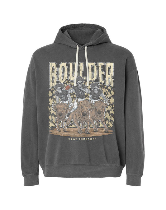 BOULDER FOOTBALL - LIGHTWEIGHT HOODIE – Lightweight – Dead Threads Apparel