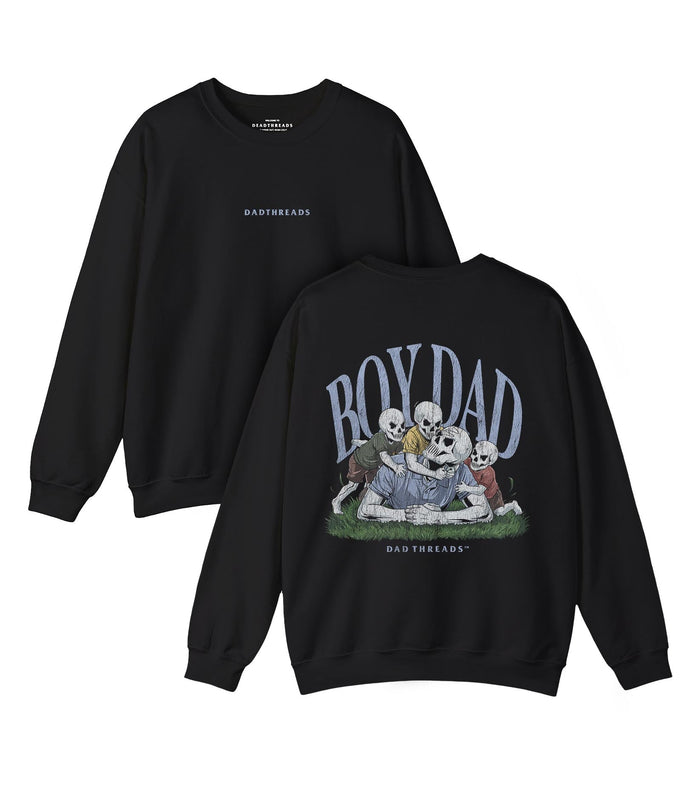BOY DAD v3 - “DT ESSENTIAL" CREWNECK SWEATSHIRT – Sweatshirt – Dead Threads Apparel