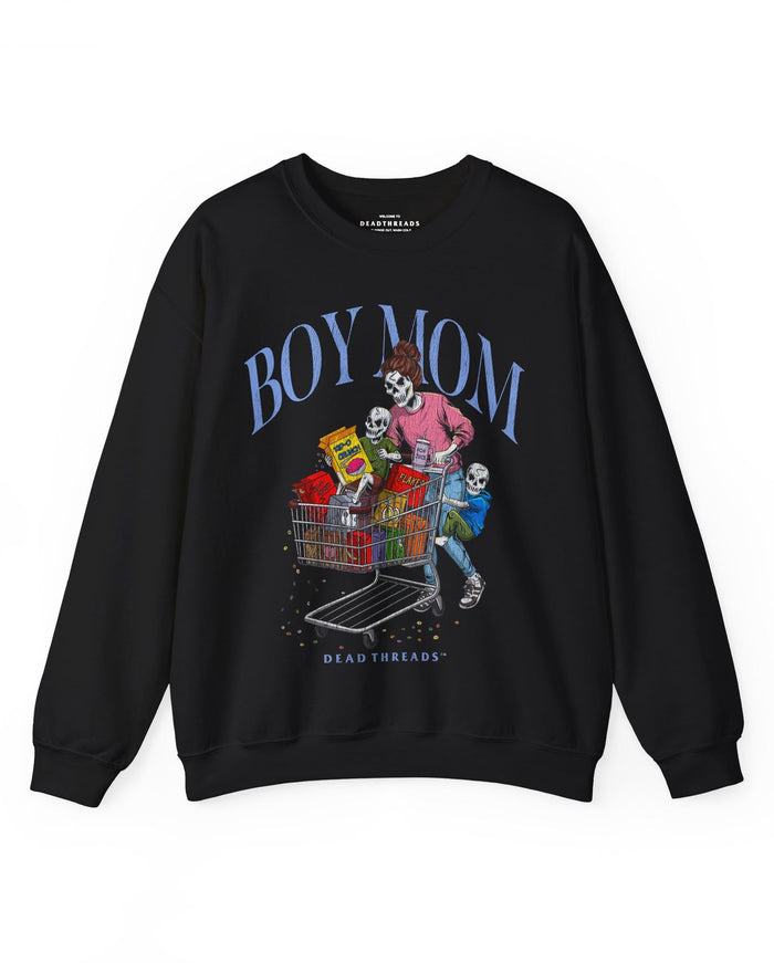 BOY MOM v2 - CREWNECK SWEATSHIRT – Sweatshirt – Dead Threads Apparel