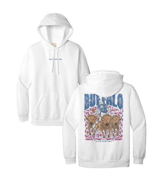 BUFFALO FOOTBALL v1 - “DT ESSENTIAL" HOODIE – Hoodie – Dead Threads Apparel