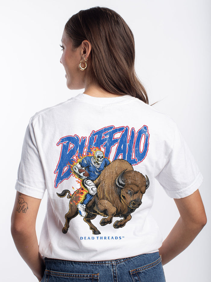 BUFFALO FOOTBALL v3 - “DT ESSENTIAL" PREMIUM T - SHIRT – T-Shirt – Dead Threads Apparel