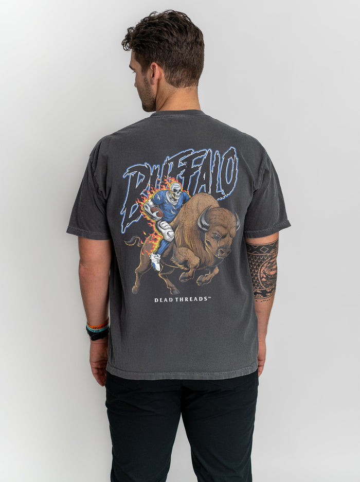 BUFFALO FOOTBALL v3 - “DT ESSENTIAL" PREMIUM T - SHIRT – T-Shirt – Dead Threads Apparel