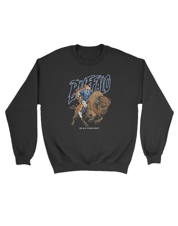 BUFFALO FOOTBALL v3 KIDS CREWNECK SWEATSHIRT – Kids clothes – Dead Threads Apparel
