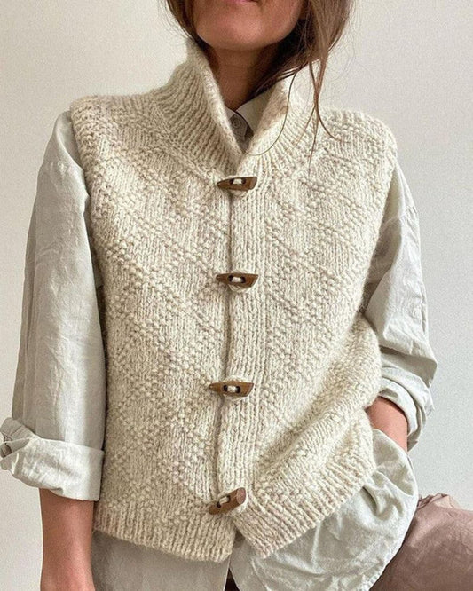 Camila - Sophisticated Sleeveless Knit Vest