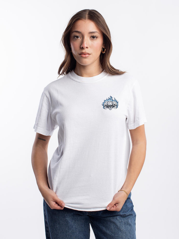 CAROLINA FOOTBALL - “3 SKULL” PREMIUM T - SHIRT – T-Shirt – Dead Threads Apparel