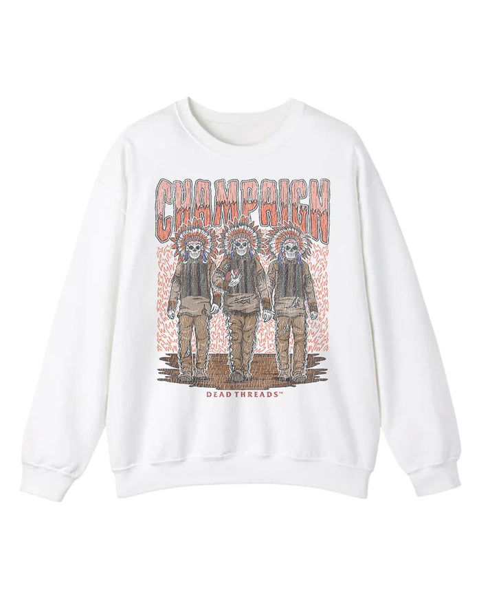 CHAMPAIGN FOOTBALL CREWNECK SWEATSHIRT – Sweatshirt – Dead Threads Apparel