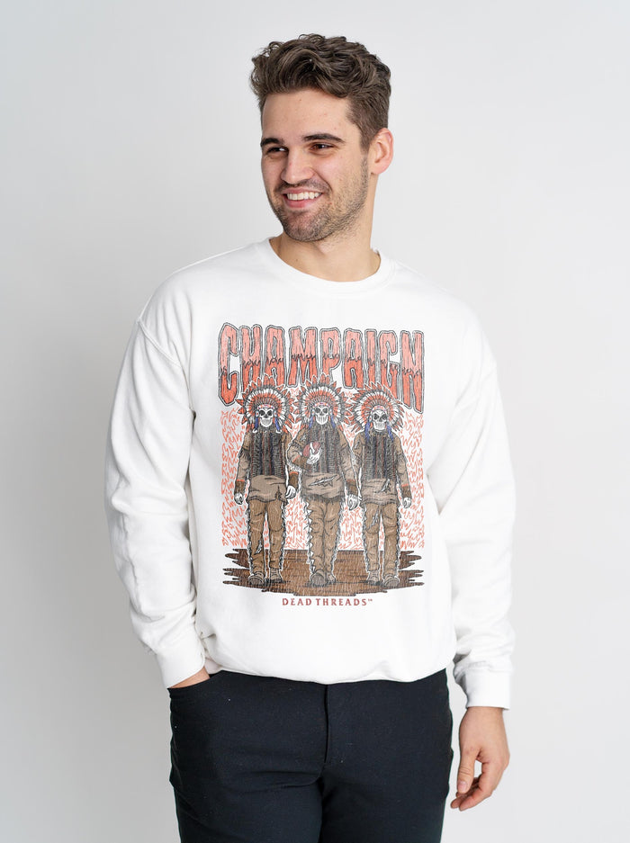 CHAMPAIGN FOOTBALL CREWNECK SWEATSHIRT – Sweatshirt – Dead Threads Apparel