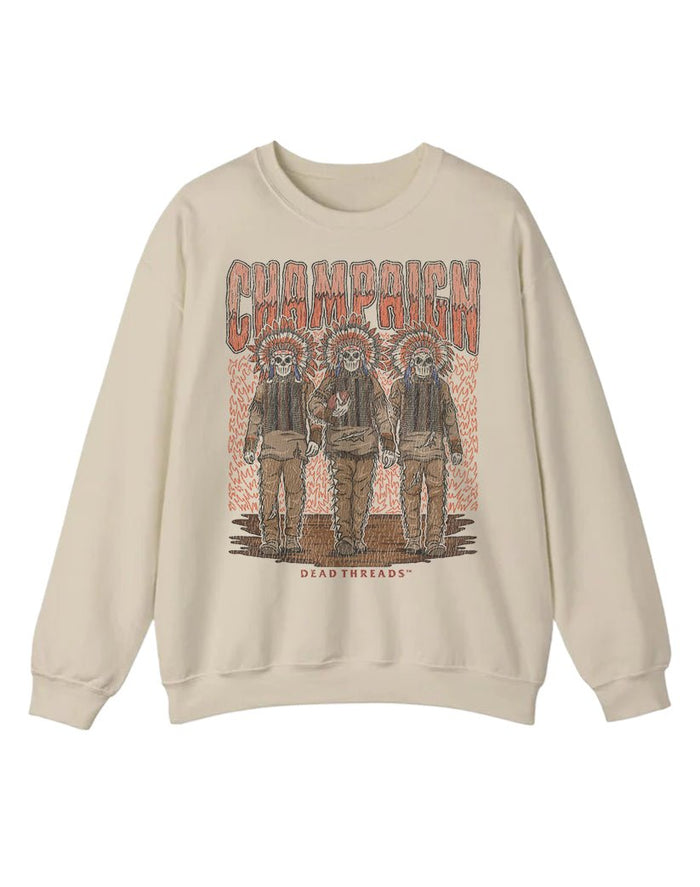 CHAMPAIGN FOOTBALL CREWNECK SWEATSHIRT – Sweatshirt – Dead Threads Apparel