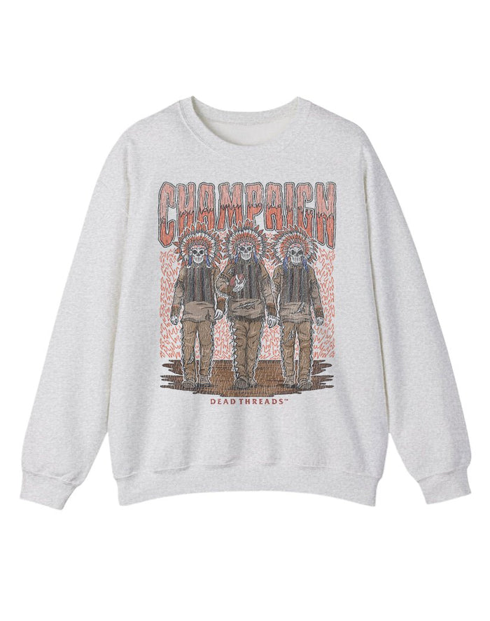CHAMPAIGN FOOTBALL CREWNECK SWEATSHIRT – Sweatshirt – Dead Threads Apparel