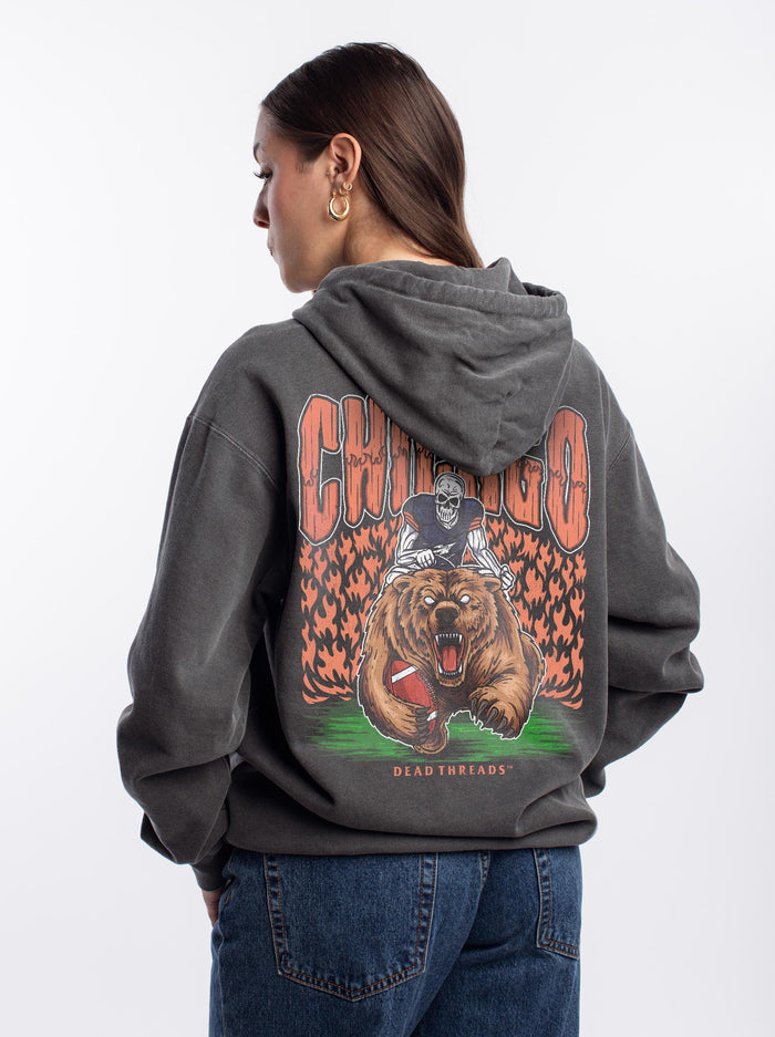 CHICAGO FOOTBALL v1 - “DT ESSENTIAL" HOODIE – Hoodie – Dead Threads Apparel