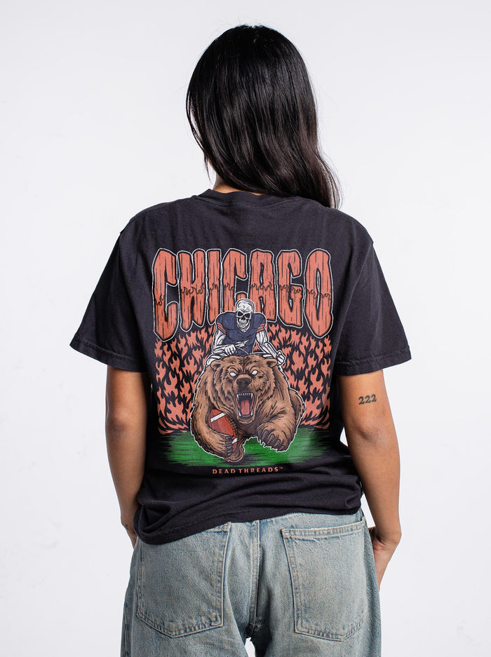 CHICAGO FOOTBALL v1 - “DT ESSENTIAL" PREMIUM T - SHIRT – T-Shirt – Dead Threads Apparel