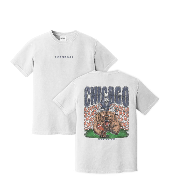 CHICAGO FOOTBALL v1 - “DT ESSENTIAL" PREMIUM T - SHIRT – T-Shirt – Dead Threads Apparel