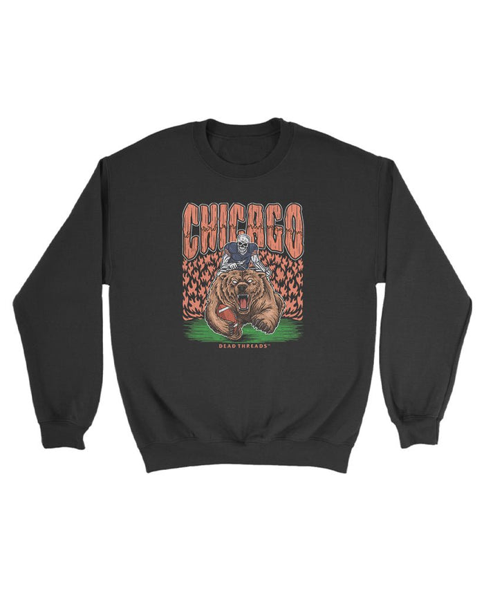 CHICAGO FOOTBALL v1 KIDS CREWNECK SWEATSHIRT – Kids clothes – Dead Threads Apparel