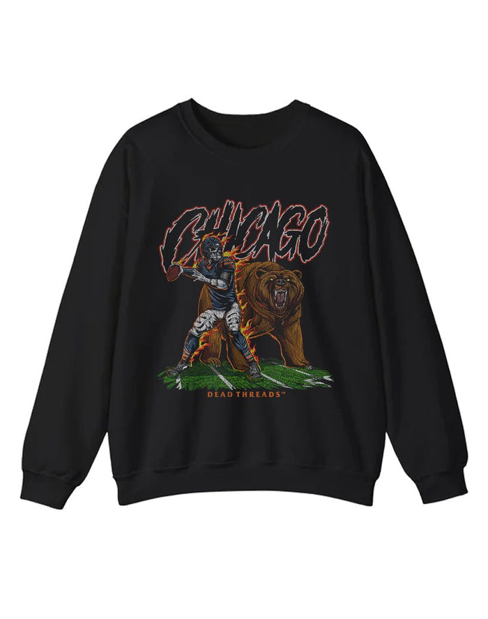 CHICAGO FOOTBALL v2 CREWNECK SWEATSHIRT – Sweatshirt – Dead Threads Apparel