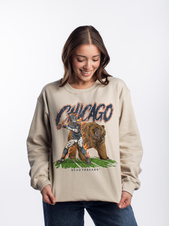 CHICAGO FOOTBALL v2 CREWNECK SWEATSHIRT – Sweatshirt – Dead Threads Apparel