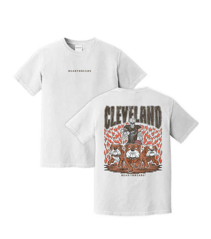 CLEVELAND FOOTBALL - “DT ESSENTIAL" PREMIUM T - SHIRT – T-Shirt – Dead Threads Apparel