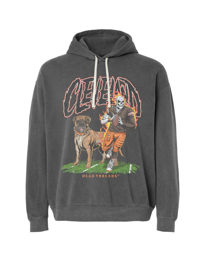 CLEVELAND FOOTBALL v2 - LIGHTWEIGHT HOODIE – Lightweight – Dead Threads Apparel