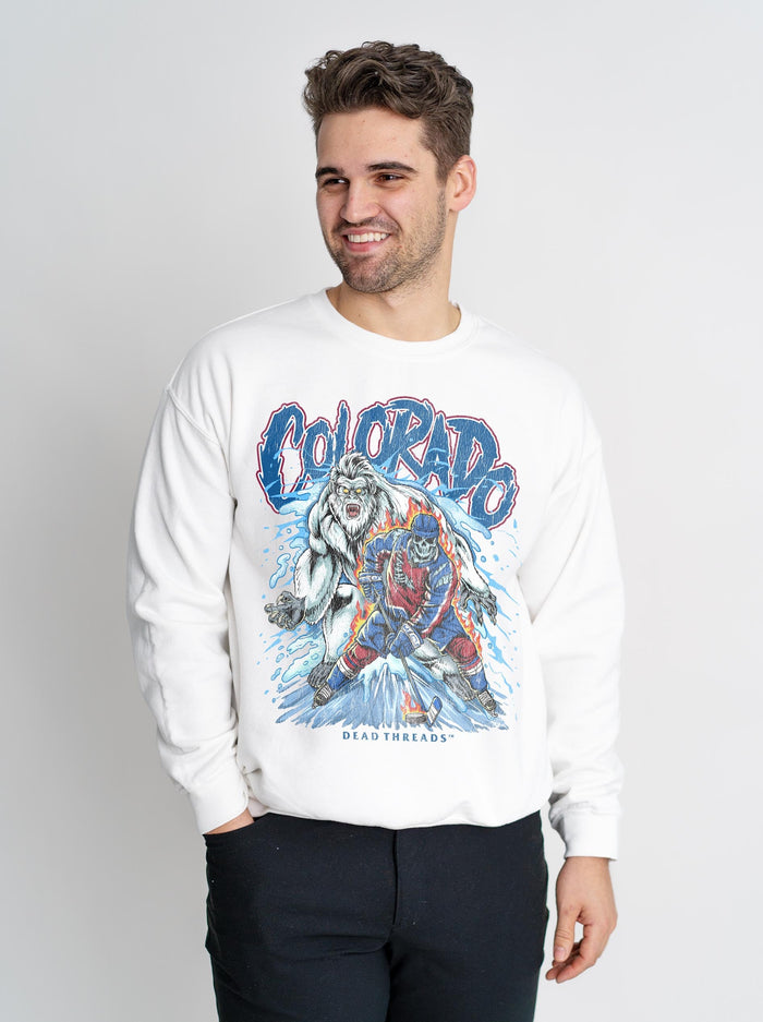 COLORADO HOCKEY CREWNECK SWEATSHIRT – Sweatshirt – Dead Threads Apparel