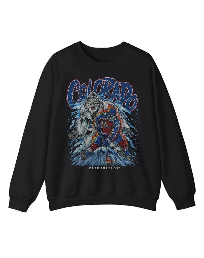 COLORADO HOCKEY CREWNECK SWEATSHIRT – Sweatshirt – Dead Threads Apparel