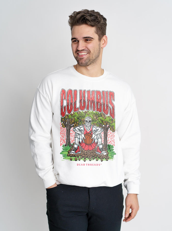 COLUMBUS BASKETBALL CREWNECK SWEATSHIRT – Sweatshirt – Dead Threads Apparel