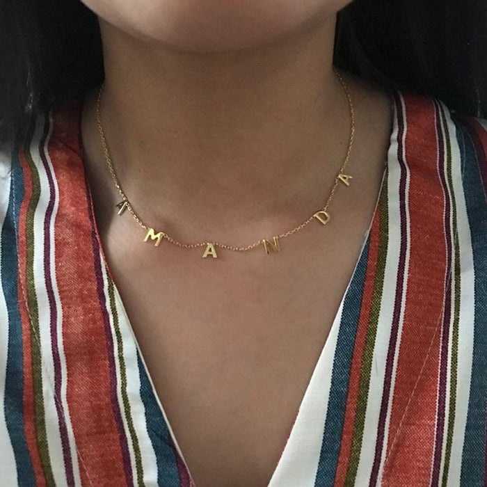Custom Name Necklace - Bowen/Amanda