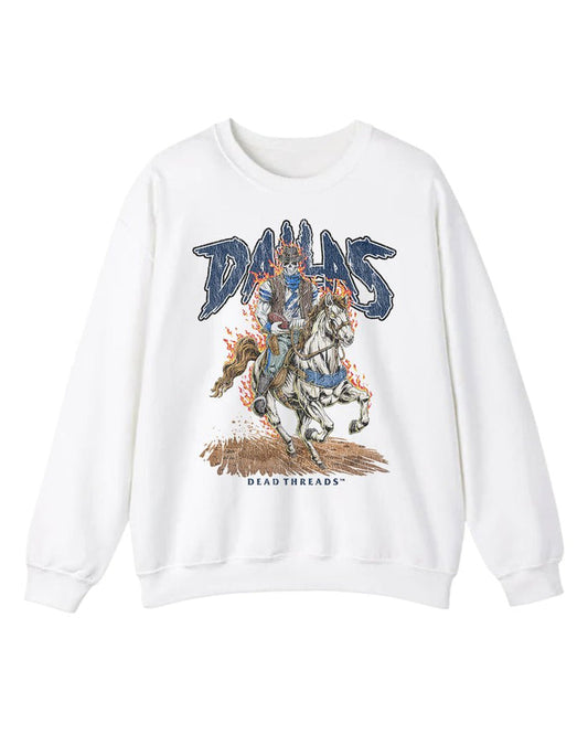 DALLAS FOOTBALL v2 CREWNECK SWEATSHIRT – Sweatshirt – Dead Threads Apparel