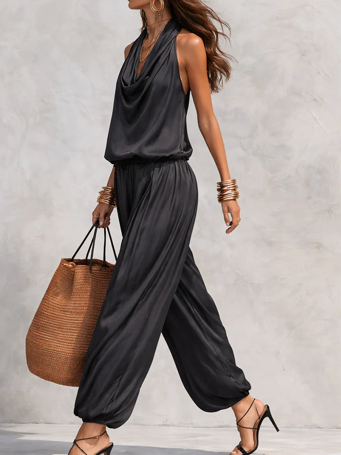 Demi | Draped Halter Two-Piece Set