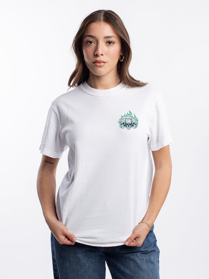 DETROIT BASKETBALL v2 - “3 SKULL” PREMIUM T - SHIRT – T-Shirt – Dead Threads Apparel