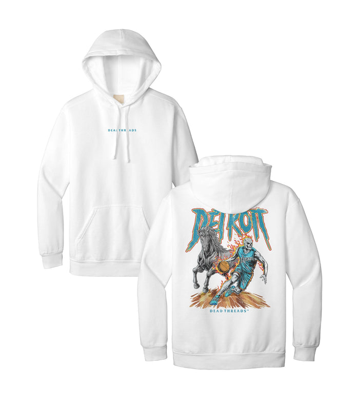 DETROIT BASKETBALL v2 - “DT ESSENTIAL" HOODIE – Hoodie – Dead Threads Apparel