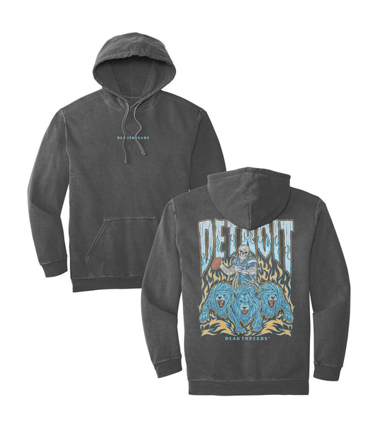 DETROIT FOOTBALL - “DT ESSENTIAL" HOODIE – Hoodie – Dead Threads Apparel