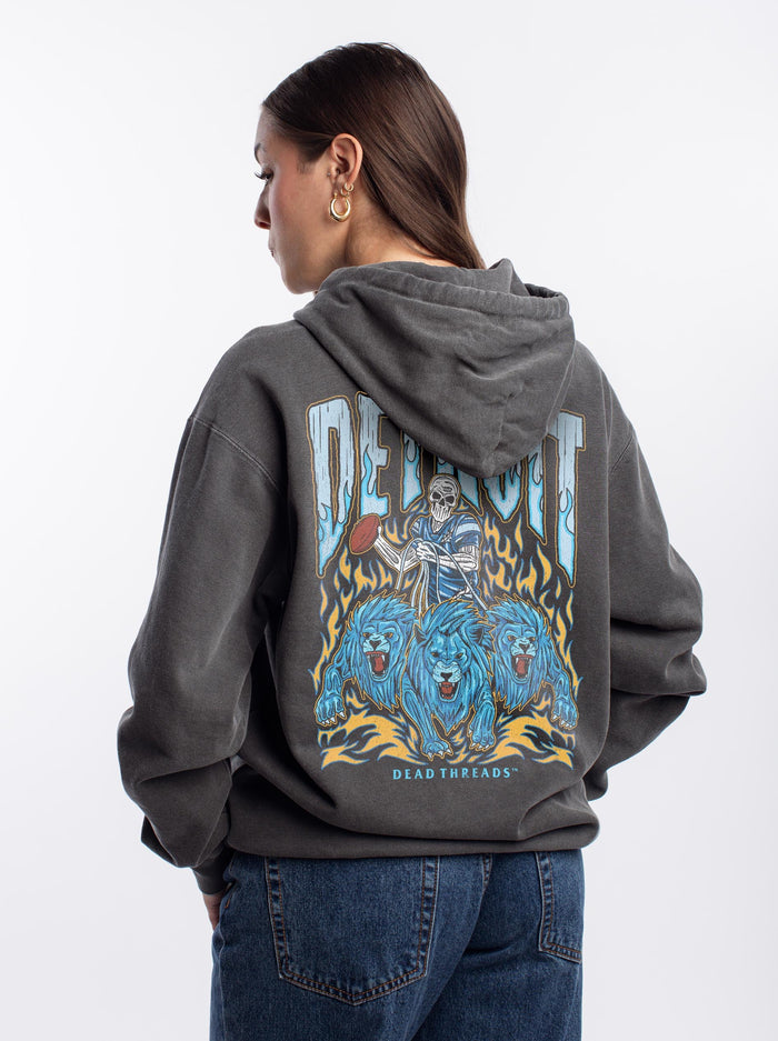DETROIT FOOTBALL - “DT ESSENTIAL" HOODIE – Hoodie – Dead Threads Apparel