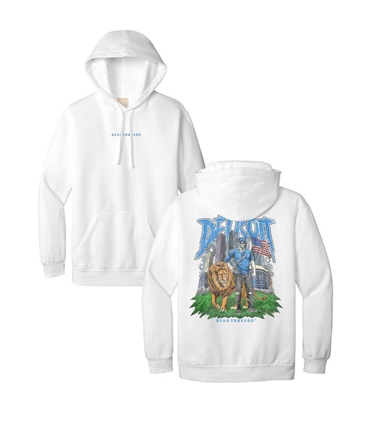 DETROIT FOOTBALL v3 - “DT ESSENTIAL" HOODIE – Hoodie – Dead Threads Apparel