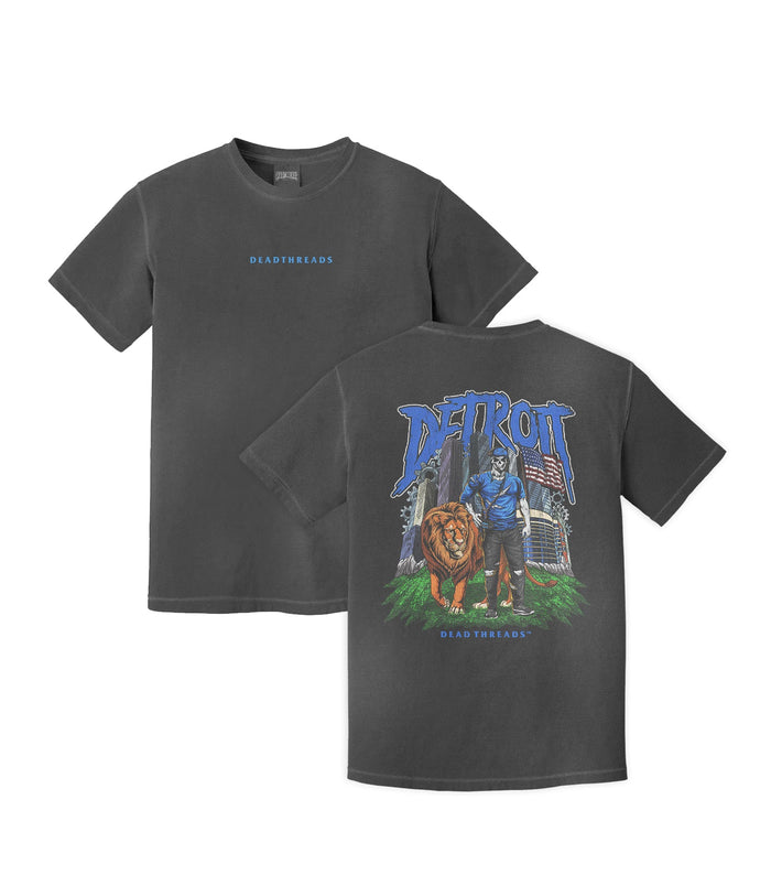 DETROIT FOOTBALL v3 - “DT ESSENTIAL" PREMIUM T - SHIRT – T-Shirt – Dead Threads Apparel