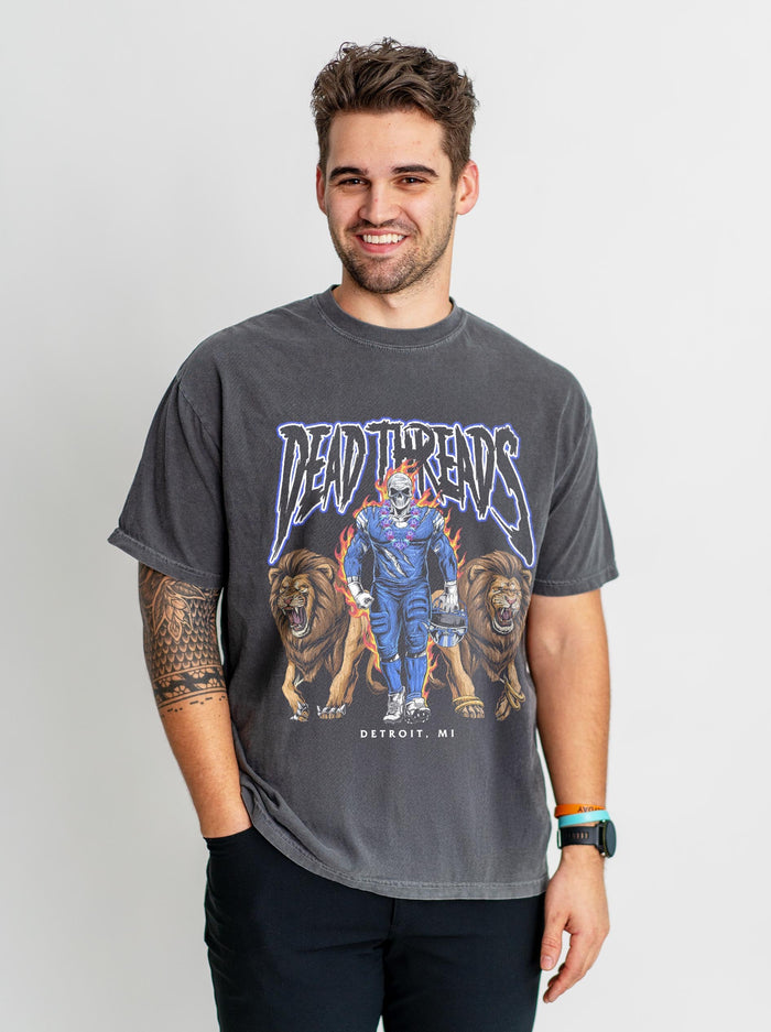 DETROIT FOOTBALL v4 – T-Shirt – Dead Threads Apparel