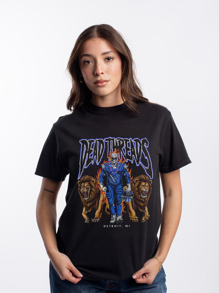 DETROIT FOOTBALL v4 – T-Shirt – Dead Threads Apparel