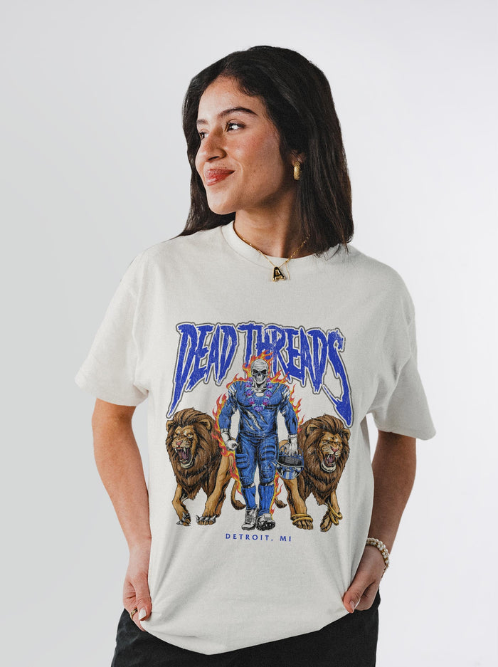 DETROIT FOOTBALL v4 – T-Shirt – Dead Threads Apparel
